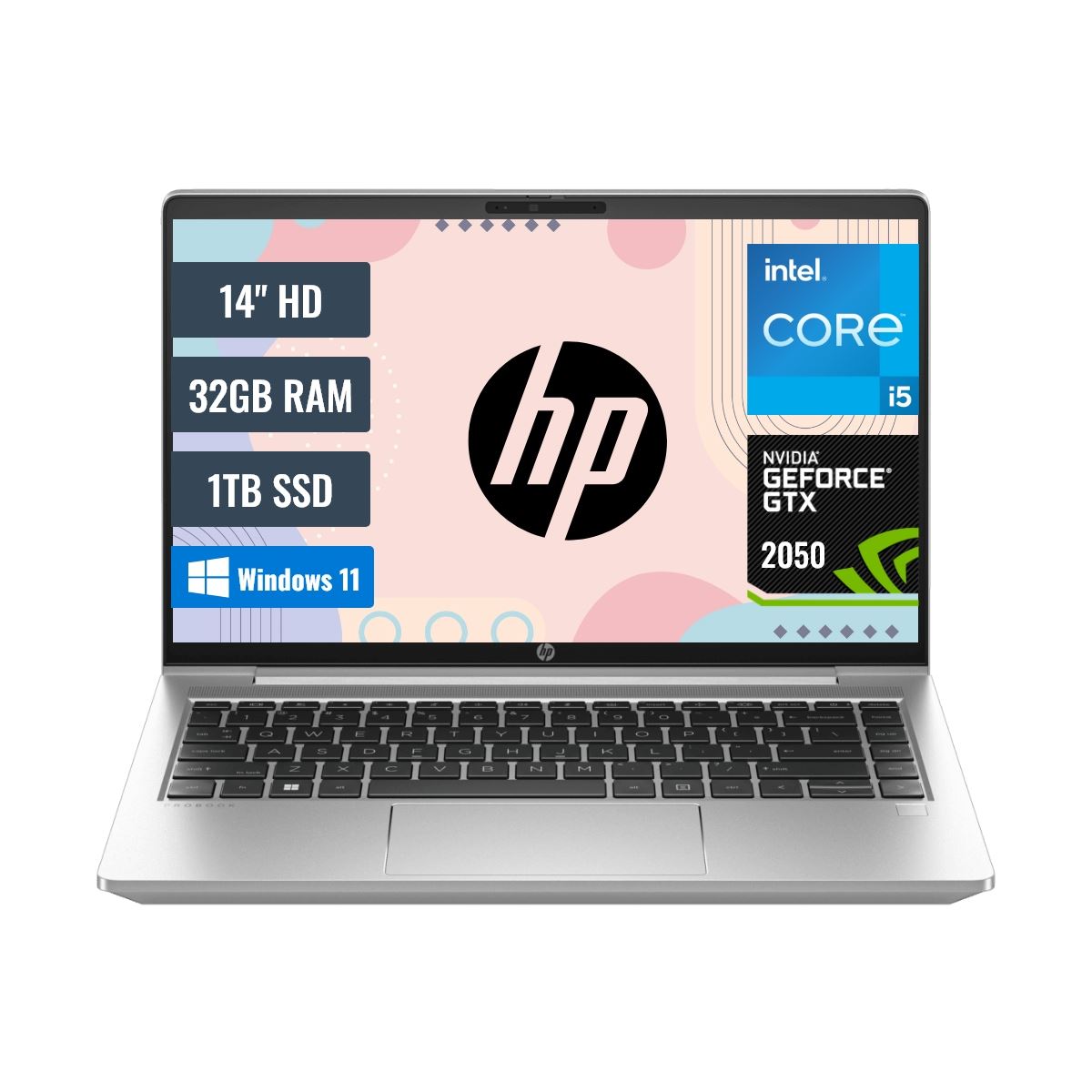 Laptop HP ProBook 440 Intel Core i5 1335U 32GB RAM 1TB SSD 4GB RTX 2050 14 HD Windows 11